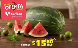 Soriana Híper Soriana - sandia oferta