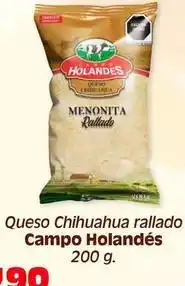 Soriana Híper Menonita - queso chihuahua rallado oferta