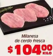Soriana Híper Fresca - milanesa de cerdo fresca oferta