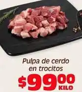 Soriana Híper Pulpa de cerdo en trocitos oferta