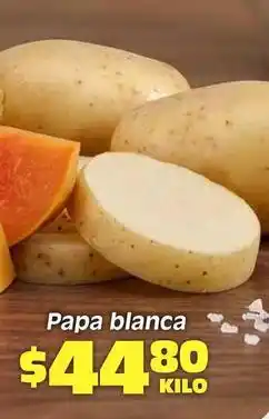 Soriana Híper Papa blanca oferta