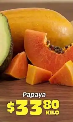 Soriana Híper Papaya oferta