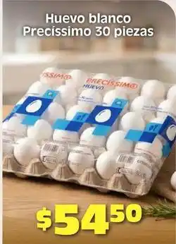Soriana Híper Precissimo - huevo blanco oferta