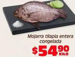 Soriana Híper Mojarra tilapia entera congelada oferta