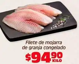 Soriana Híper Filete de mojarra de granja congelado oferta