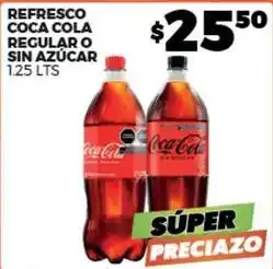 Merco Coca cola - refresco regular o sin azúcar oferta