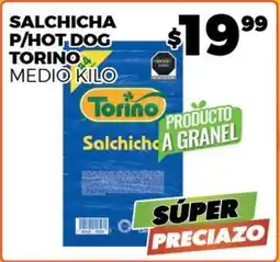 Merco Torino - salchicha p/hot dog oferta