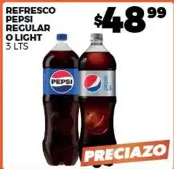 Merco Pepsi - refresco regular o light oferta