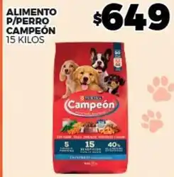 Merco Campeón - alimento p/perro oferta