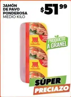 Merco Ponderosa - jamón de pavo oferta