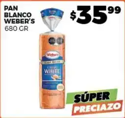 Merco Weber's - pan blanco oferta