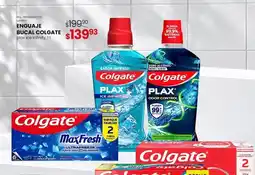 Woolworth Colgate - enguje bucal plax ice infinity oferta