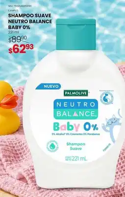 Woolworth Palmolive - shampoo suave neutro balance baby 0% oferta