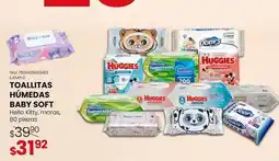 Woolworth Toallitas húmedas baby soft hello kitty/moras oferta