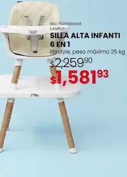 Woolworth Silla alta infantil lifestyle/peso máximo oferta