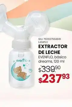 Woolworth Evenflo - extractor de leche basico dreams oferta