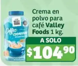 Soriana Híper Valley Foods Crema en polvo para café oferta