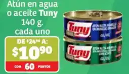 Soriana Híper Tuny atún en agua o aceite oferta