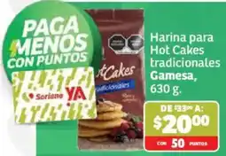 Soriana Híper Gamesa Harina para Hot Cakes tradicionales oferta