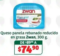 Soriana Híper Zwan queso panela rebanado reducido en grasa oferta