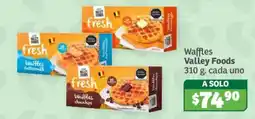 Soriana Híper Waffles Valley Foods oferta