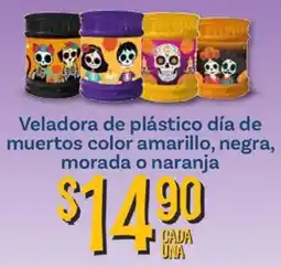 Soriana Mercado Veladora de plástico día de muertos oferta