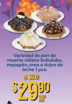 Soriana Mercado Variedad de pan de muerto oferta