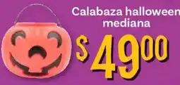 Soriana Mercado Calabaza halloween mediana oferta