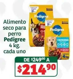 Soriana Híper Pedigree Alimento seco para perro oferta