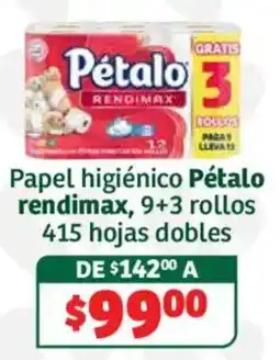Soriana Híper Pétalo rendimax oferta