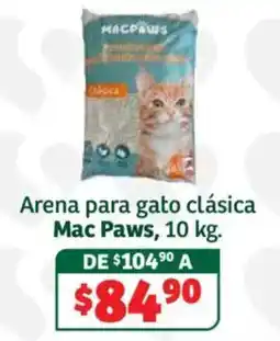 Soriana Híper Mac Paws arena para gato clásica oferta