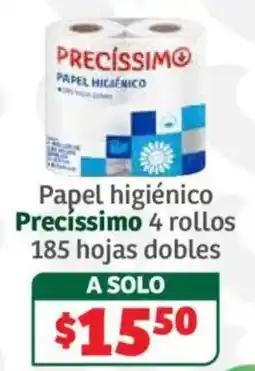 Soriana Híper Precissimo papel higiénico oferta
