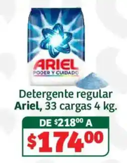 Soriana Híper Ariel Detergente regular oferta