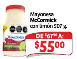 Soriana Mercado Mayonesa McCormick con limón oferta