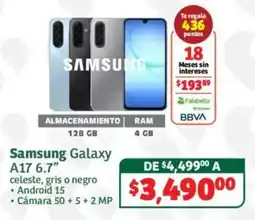 Soriana Híper Samsung Galaxy A17 6.7" oferta