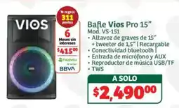 Soriana Híper Vios Bañle Vios Pro 15" oferta