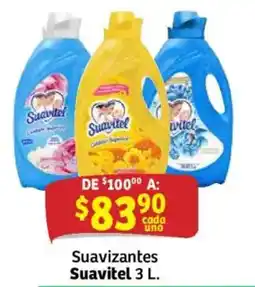 Soriana Mercado Suavitel Suavizantes 3 L. oferta
