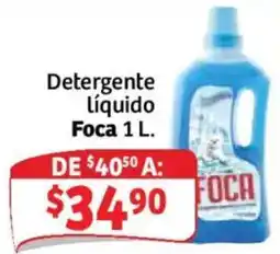 Soriana Mercado Foca detergente líquido oferta