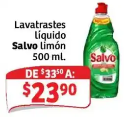 Soriana Mercado Salvo lavatrastes líquido limón oferta