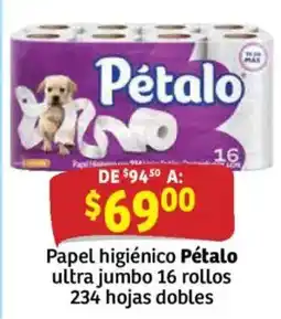 Soriana Mercado Pétalo papel higiénico ultra jumbo oferta