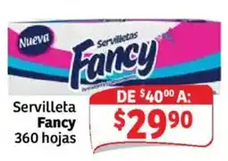Soriana Mercado Fancy servilletas oferta