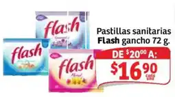 Soriana Mercado Flash pastillas sanitarias gancho oferta