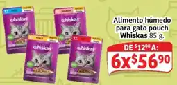 Soriana Mercado Whiskas Alimento húmedo para gato pouch oferta