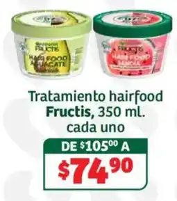 Soriana Híper Fructis hairfood oferta