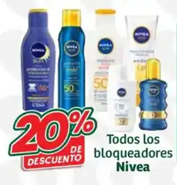 Soriana Híper Nivea todos los bloqueadores oferta