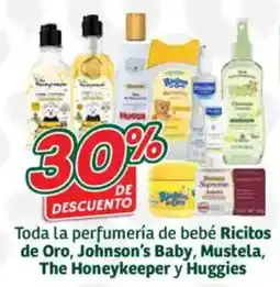 Soriana Híper Ricitos de Oro, Johnson's Baby, Mustela, The Honeykeeper y Huggies oferta