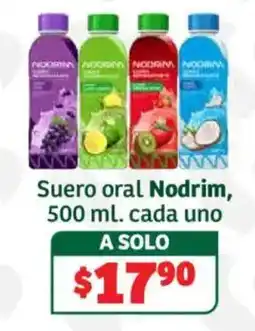 Soriana Híper Suero oral Nodrim oferta