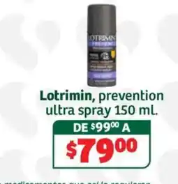 Soriana Híper Lotrimin prevention ultra spray oferta