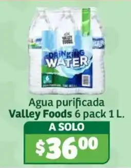 Soriana Híper Valley Foods Agua purificada oferta