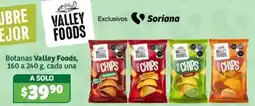 Soriana Híper Valley Foods Botanas oferta